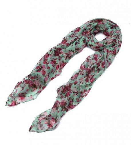 Elegant Floral Print Fashion Scarf