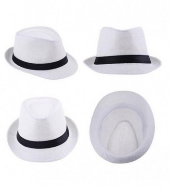 FUNOC Short Straw Fedoras Panama