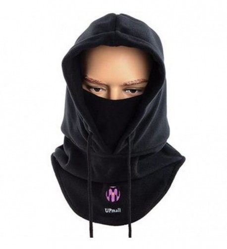 Upmall Winter Warm Windproof Balaclava Outdoor Sports Mask - Black - C011H5QS0R9