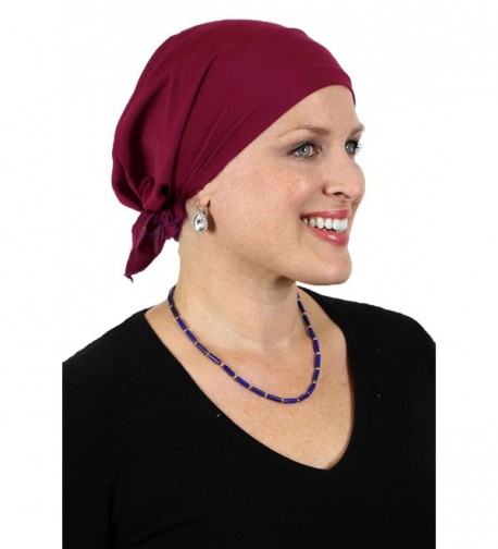 Celeste Scarves Cancer Headwear BURGUNDY - Burgundy - CV12N45IMRN