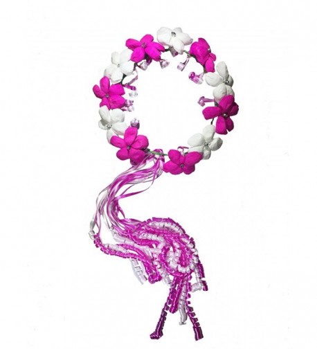 Handmade Flower Artificial Ponytail Festival