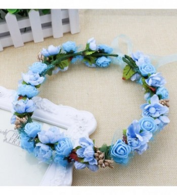 SZCXTOP Headband Bridesmaid Festivals Photography - Blue - CI184EZD4XH