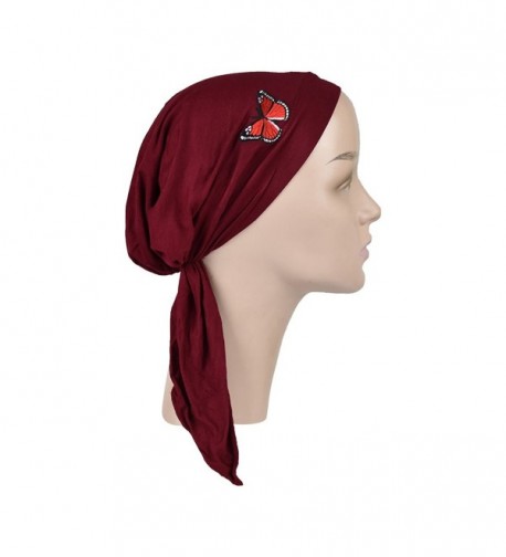 Burgundy Chemo Scarf Bandana Headwear