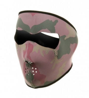Neoprene Full Face Mask-Pink Camo W11S23D - CY111XOW651