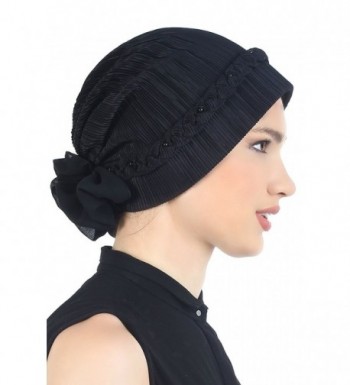 Braided Pearl Detail Headwear Black