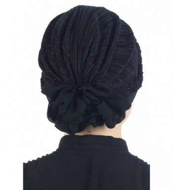 Braided Pearl Detail Headwear Black in Women's Sun Hats