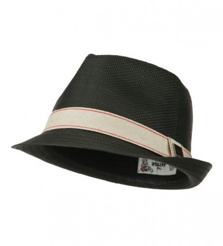 Jute Band Fedora - Black - CU11KYP64FN