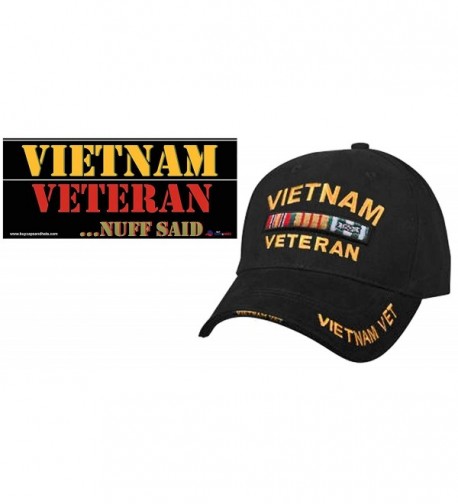 VIETNAM VETERAN Baseball Military Black