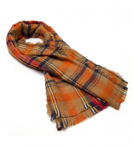 QIXING Tartan Blanket Scarves Fashion in Cold Weather Scarves & Wraps