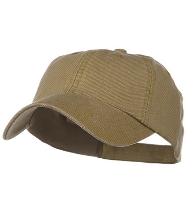 Pigment Dyed Heavy Cotton Oxford Cap - Camel - C71153M7Q4P