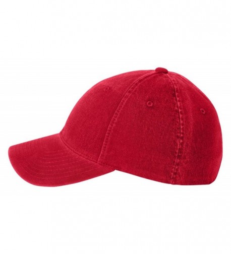 6997 Flexfit Low Profile Garment Washed Cotton Cap - Large/X-Large (Red) - CO11O82GKZR