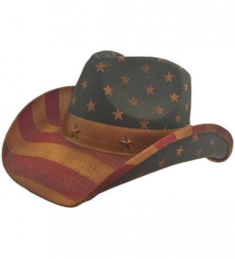 American Flag Distressed Cowboy Hat in Men's Cowboy Hats