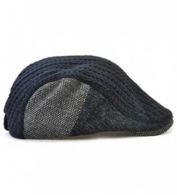 Men's Wool Knitted newsboy duckbill Warm Cap IVY Cabbie Drving Hat Dark ...