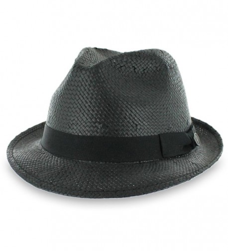 Hats in the Belfry Belfry Straw Goon - Open-Weave Fedora - CT11ZZVL7RL