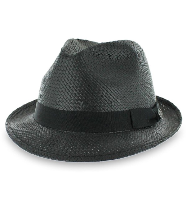 Hats in the Belfry Belfry Straw Goon - Open-Weave Fedora - CT11ZZVL7RL