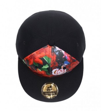 Quanhaigou Floral Baseball Premium Snapback in Men's Baseball Caps