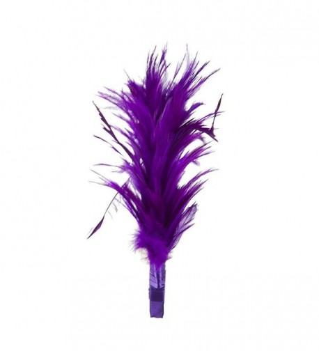 Fancy Feather Fascinator Purple OSFM in Women's Headbands in Women's Hats & Caps