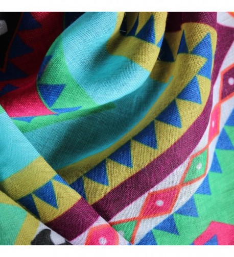 ADJOINT Colorful Printed Bohemian multicolor in Fashion Scarves