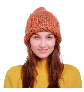 Hunputa Unisex Winter Trendy Slouchy - Orange - CF18992D49M