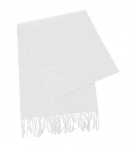 fashion2100 Super Cashmere Scarf White