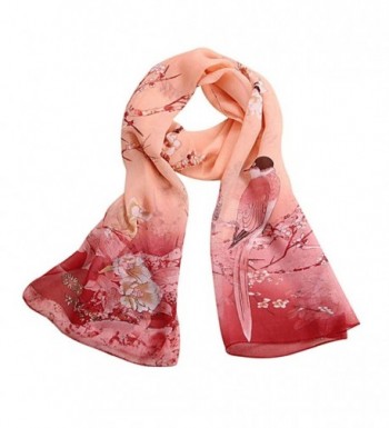 Qingfan Lightweight Scarves Fashion Stylish - Pink - CN185QU8DQT