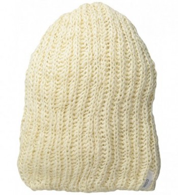 Coal Men's Thrift Knit Unisex Beanie - Creme - CW11V4O78JJ