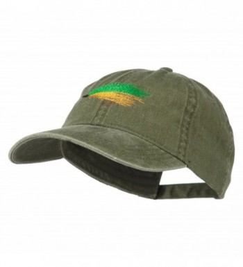 Fishing Green Fly Embroidered Washed