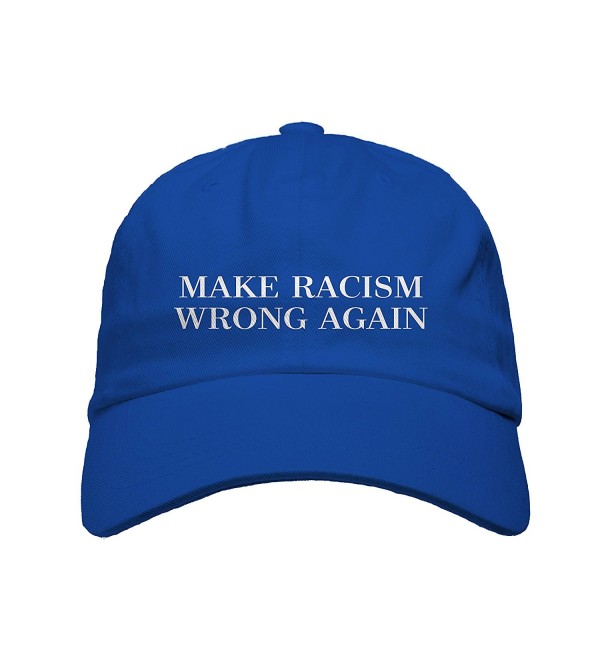 Make Racism Wrong Again Embroidered Baseball Dad Hat - CU1874W4E4T