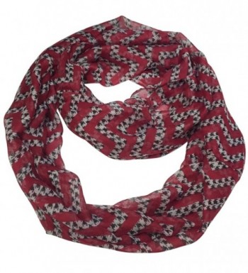 Houndstooth Lightweight Thin Poly Infinity Scarf Roll Tide Pride ...