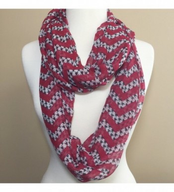 Houndstooth Lightweight Thin Infinity Scarf in Fashion Scarves