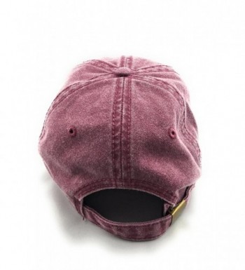 ST3LLAR Embroidered Washed Space Maroon in Men's Baseball Caps