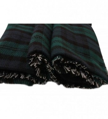 BeAllure Checked Blanket TrimsWomens Reversible