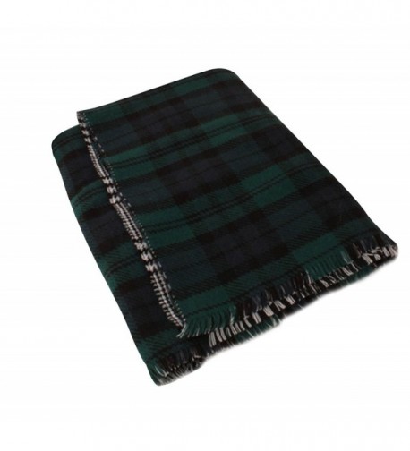 BeAllure Checked Blanket TrimsWomens Reversible in Wraps & Pashminas