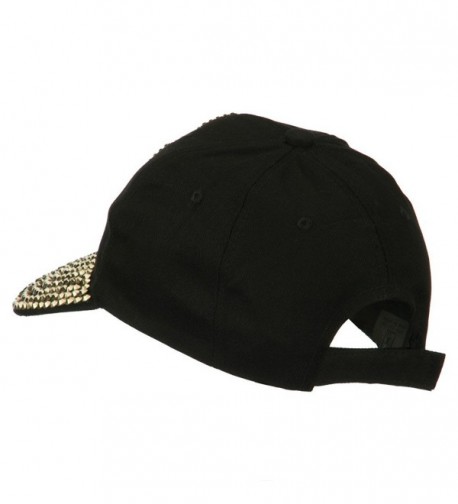 Cross Embellished Stones Baseball Cap