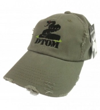 Tread Tactical Distressed Olive Gadsden in Women's Baseball Caps