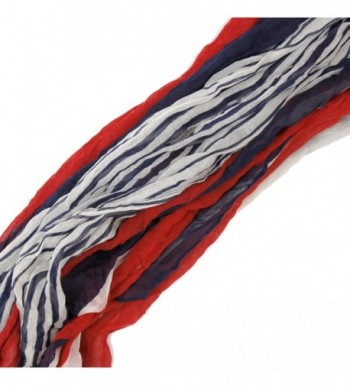 Bucasi Nautical White Stripe Scarf