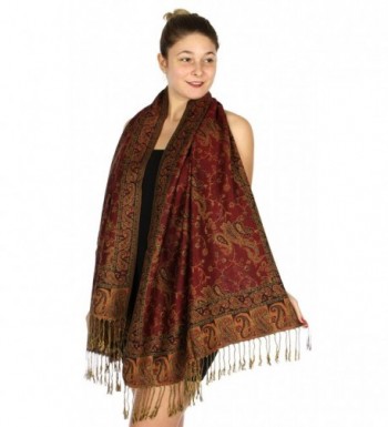 SERENITA Womens Paisely Pashmina evening in Wraps & Pashminas