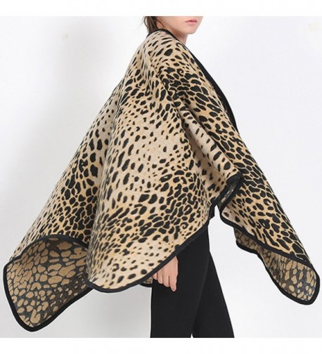 Futurino Womens Winter Leopard Blanket in Fashion Scarves