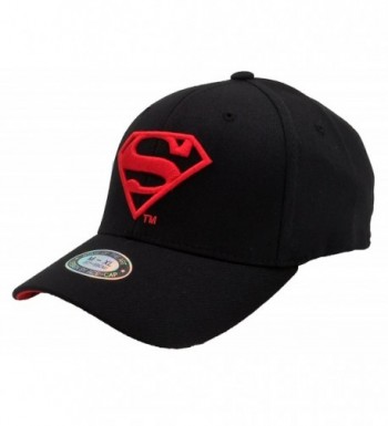 POPKORS Superman Embroidery Flex Fit Baseball