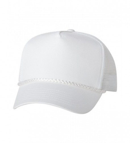 Valucap 8804H - Five-Panel Trucker Cap - White - C111FAFAW0D