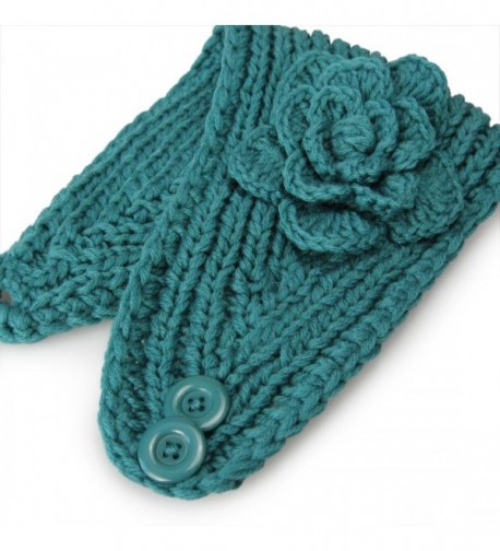 kilofly Crochet Winter Headband Flower