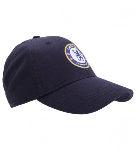 Chelsea FC Unisex Official Football Crest Baseball Cap - Navy Blue - C511VSR9593