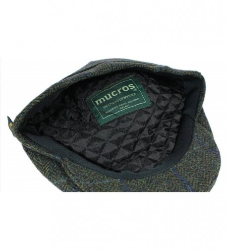 Mucros Irish Tweed Green Herringbone