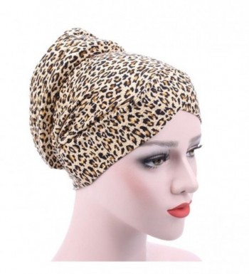 DEESEE Women Muslim Stretch Turban Hat Chemo Cap Hair Loss Head Scarf Wrap Hijib Cap - E - CY18546CG8O