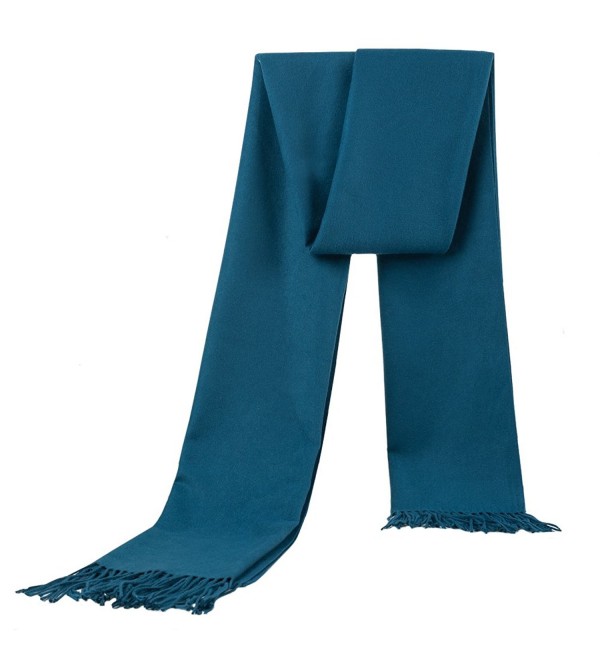 Ysiop Men Women Scarf Warm Shawls and Wraps for Autumn Winter - Cowboy Blue - CN12MAJ8LHU