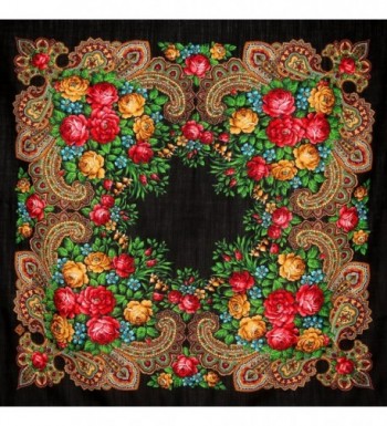 Pavlovo Posad Russian 35x35 vibrant in Wraps & Pashminas