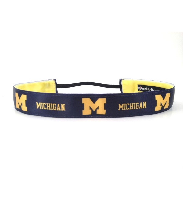 One Up Bands Women's NCAA University of Michigan Team One Size Fits Most - CZ11K9XFU87