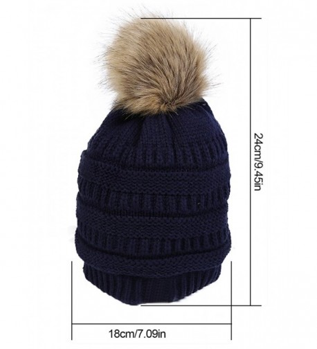 JNINTH Winter Raccoon Beanie Women