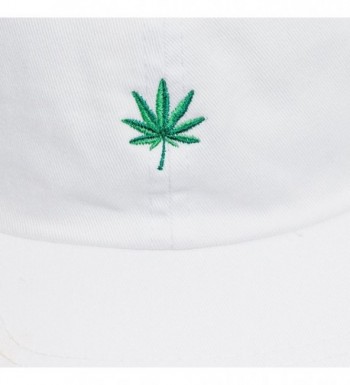 Newhattan Weed Leaf Dad Hat in Men's Baseball Caps