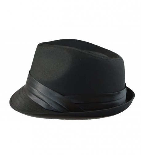 Classic Fedora Plain Basic Trilby in Men's Fedoras